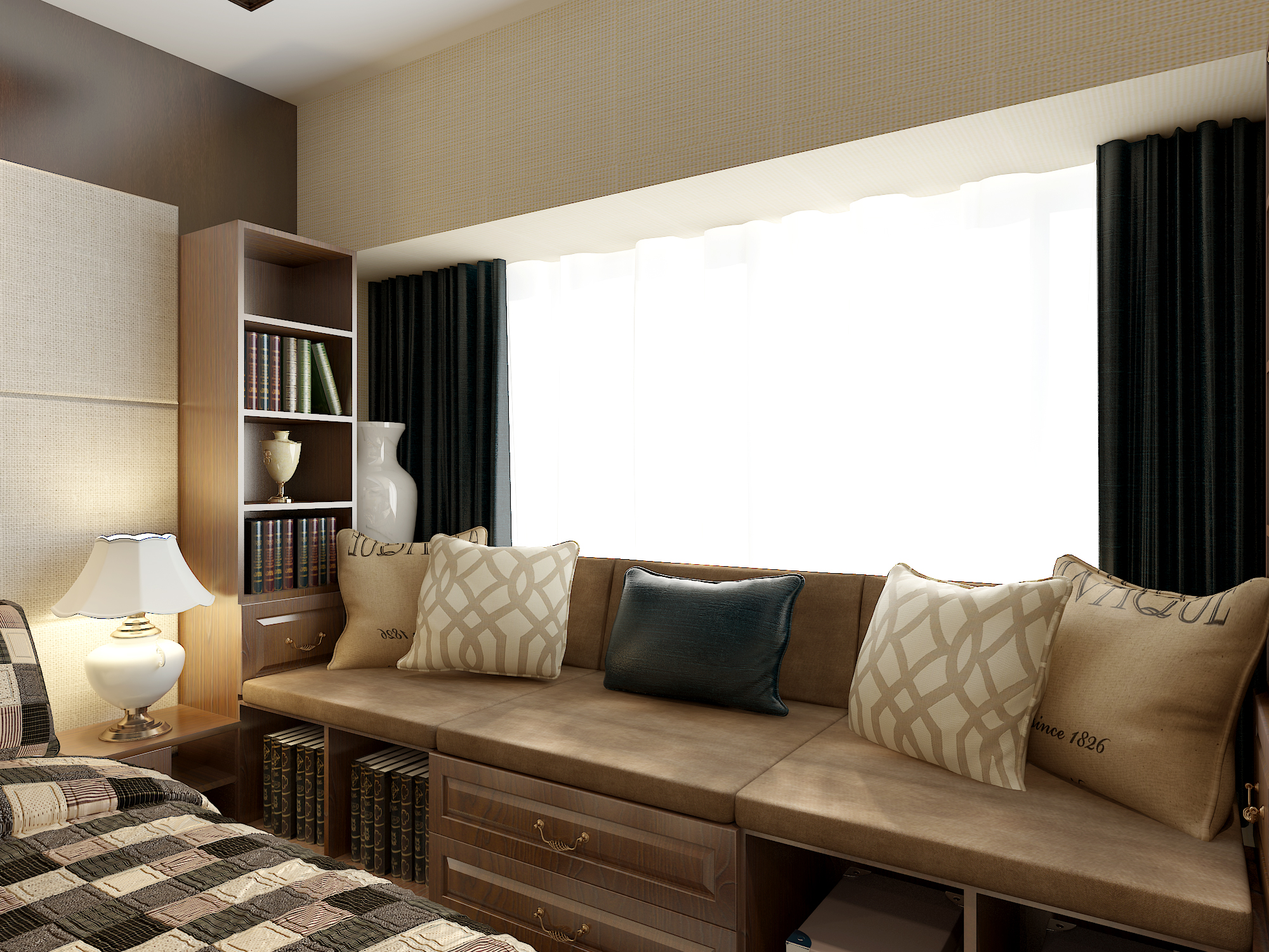 新中式风格卧室家具