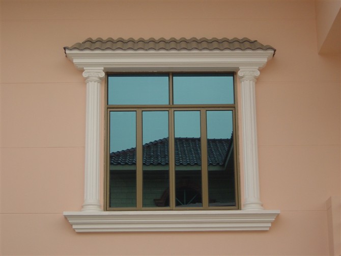 外墙贴瓷砖窗套效果图图片